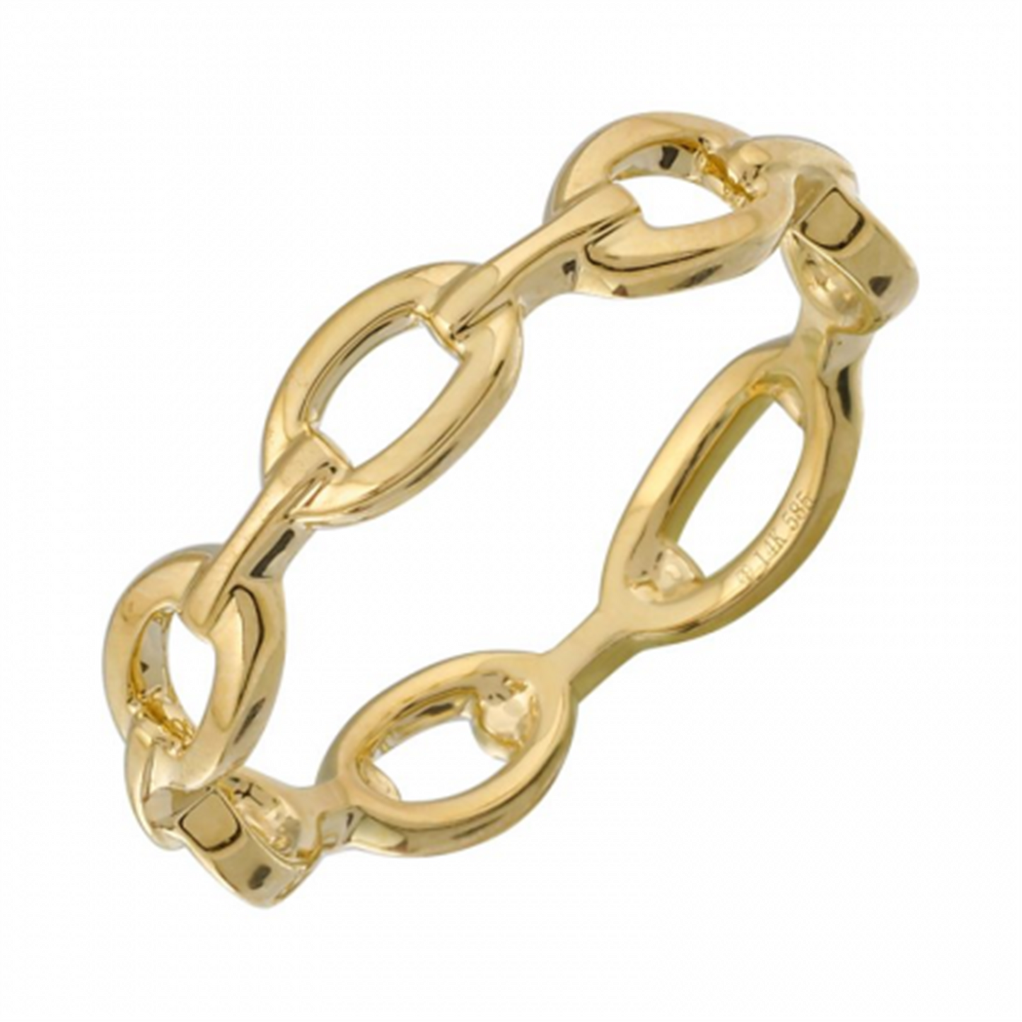 Gold Link Ring