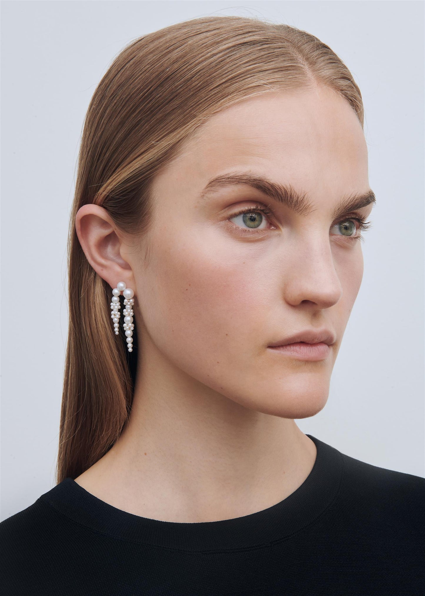 Palais se Nuit Pearl Earrings by Sophie Bille Brahe