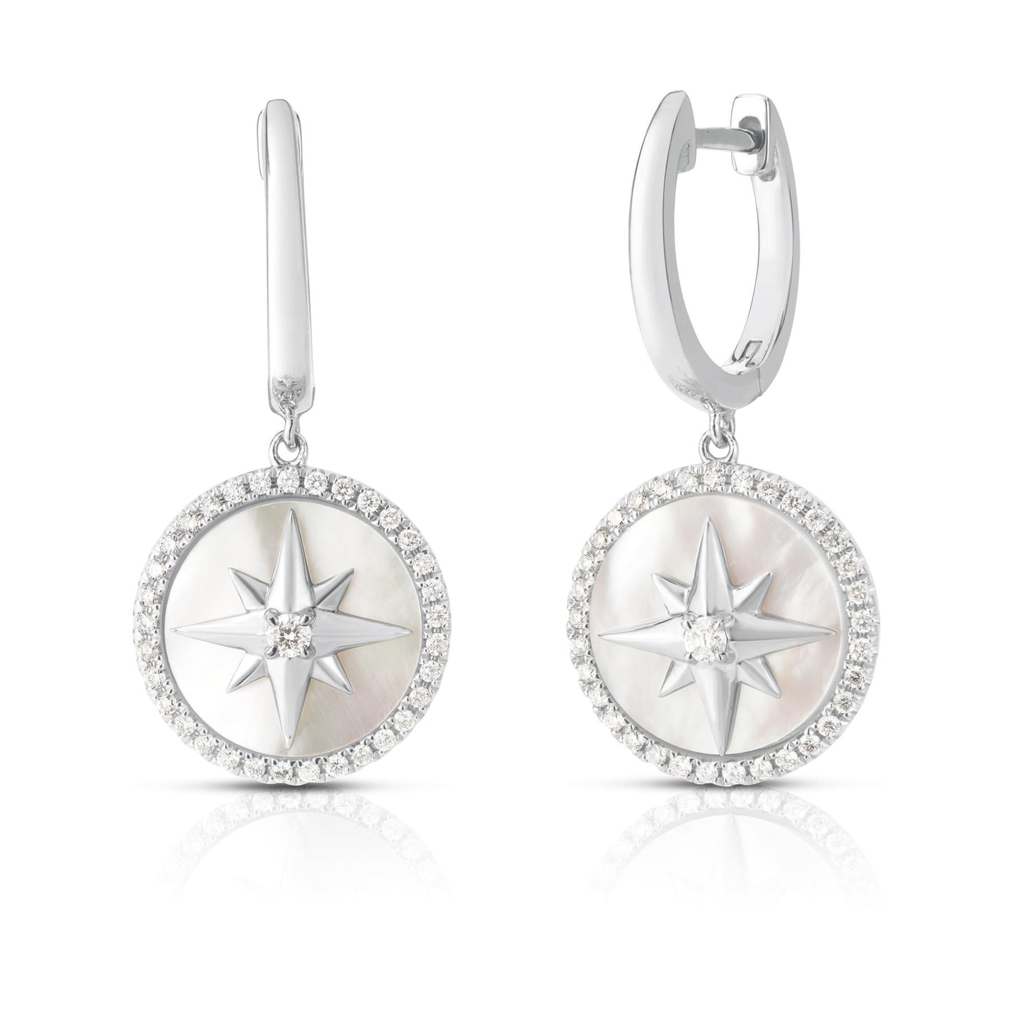 Compass Dangle Earrings