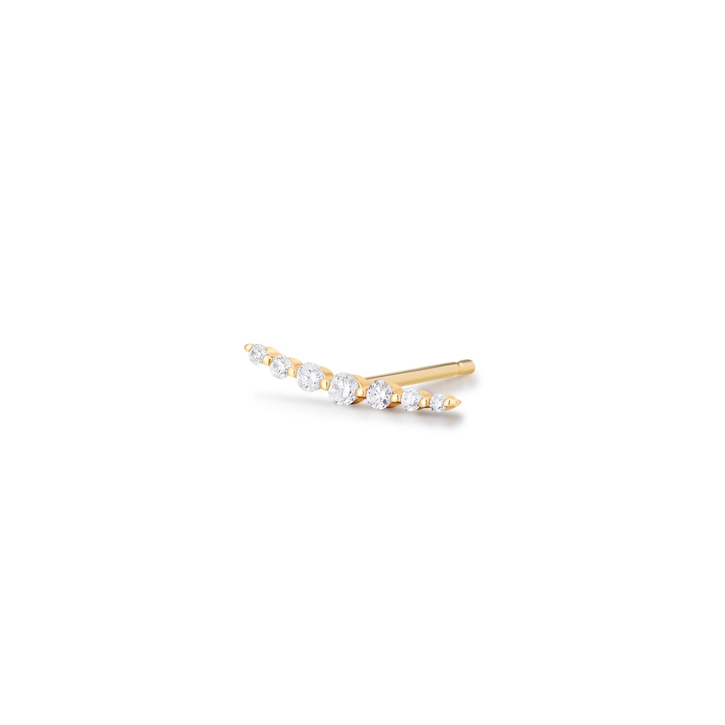 Monica Bar Diamond Earrings