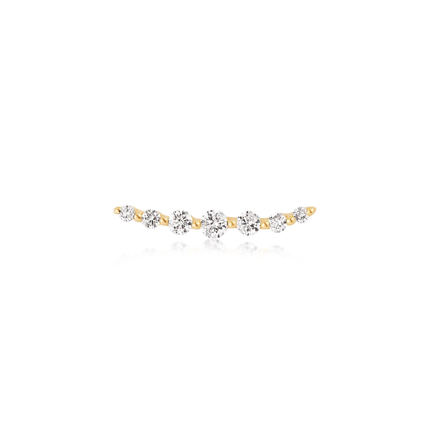 Monica Bar Diamond Earrings
