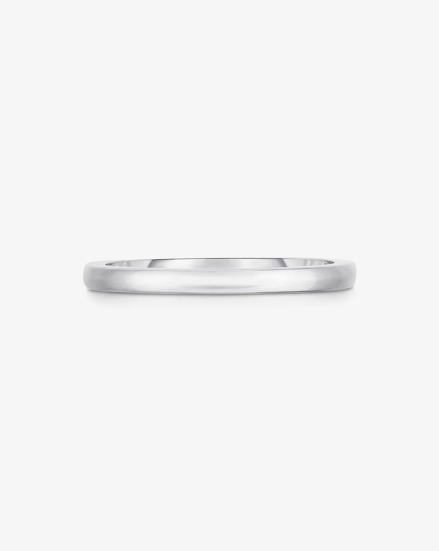 1.5mm 18K White Gold Wedding Band