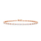 Every Other Round Diamond Tennis Bracelet in Rose Gold