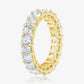 Petite Radiant Eternity Band in 14K Yellow Gold