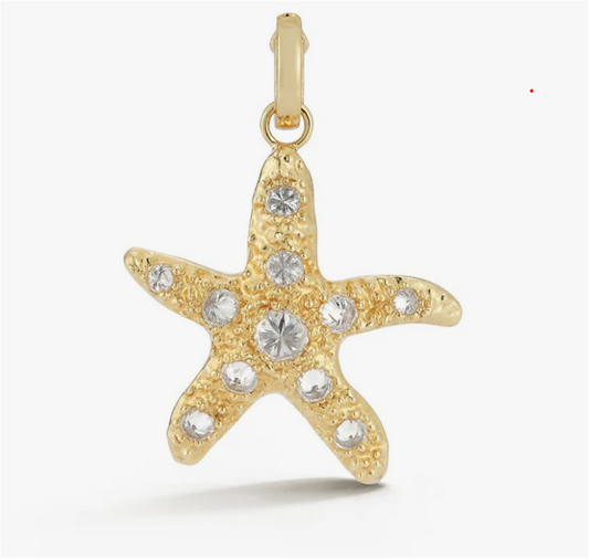 Diamond Starfish Pendant