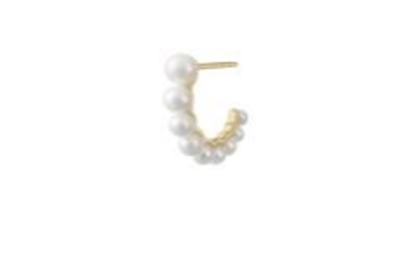 Pair of Pearl Hoop Earrings by Sophie Bille Brahe