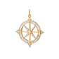 Adventure Diamond Compass Necklace