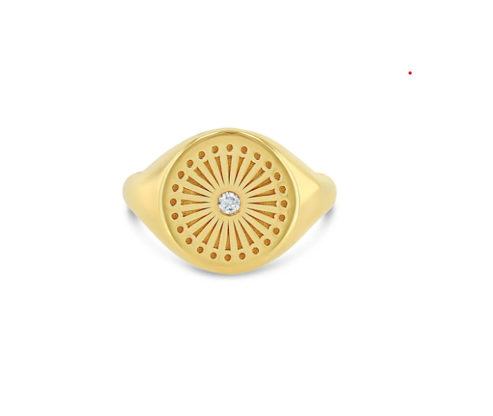 Sunbeam Signet Ring