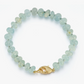 Aquamarine Beaded Bracelet by Renna