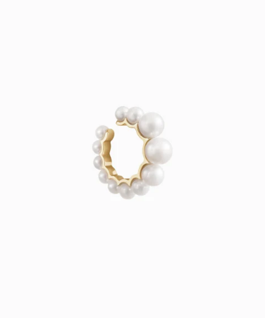 Single Pearl Ear Cuff by Sophie Bille Brahe