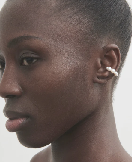 Single Pearl Ear Cuff by Sophie Bille Brahe