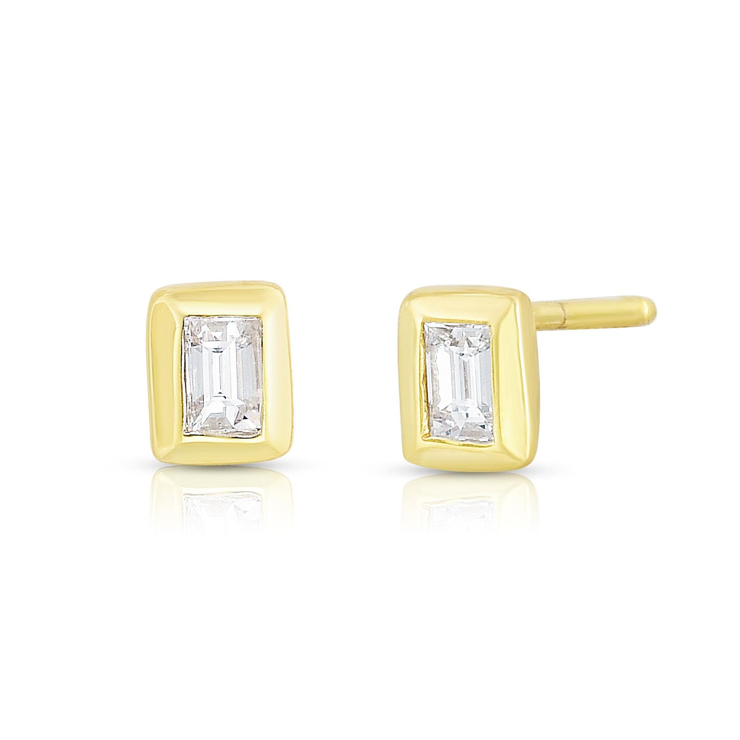 Baguette Diamond Earrings