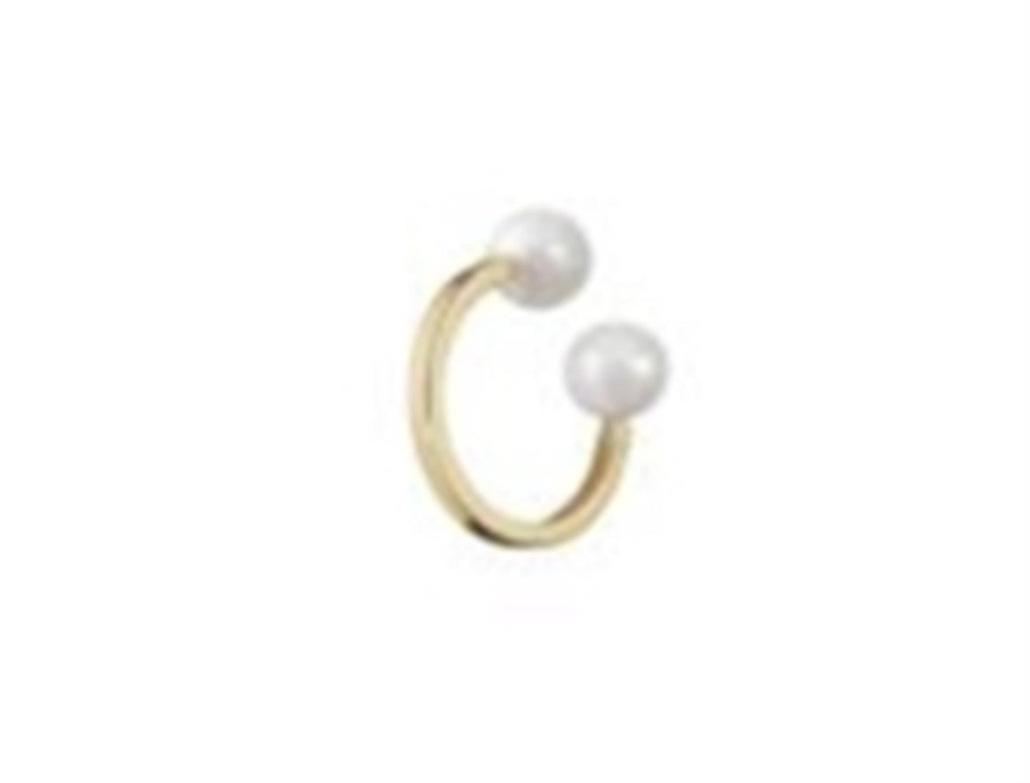 Single Pearl Ear Cuff by Sophie Bille Brahe