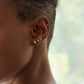 Bitsy Bean Shell Stud Earring