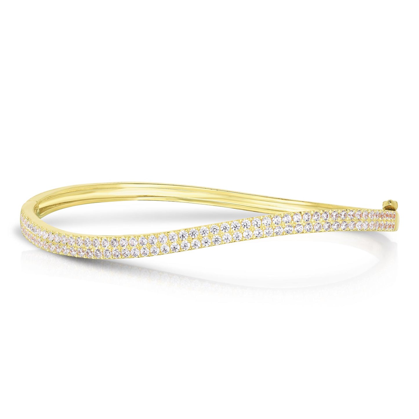 Diamond Wave Bangle