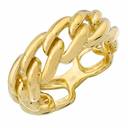 Gold Link Ring