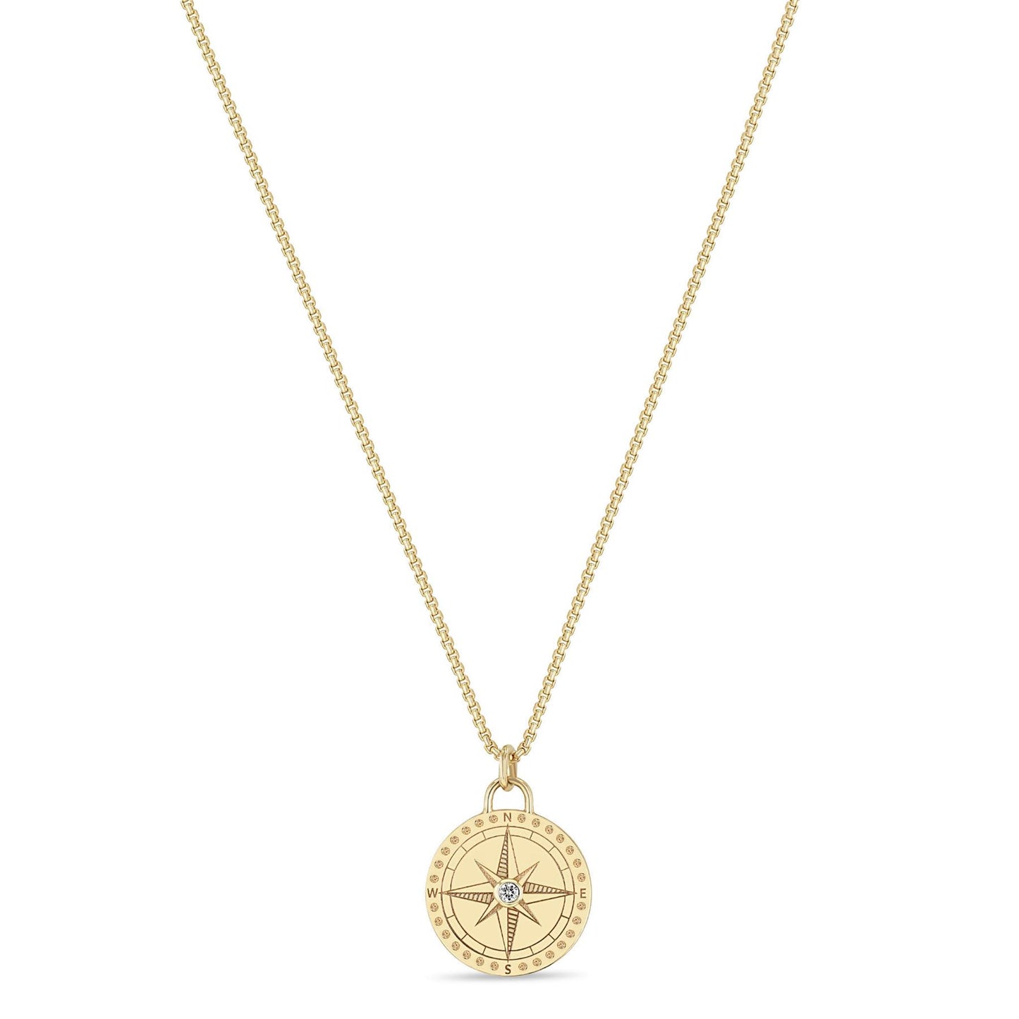 Sunbeam Medallion Lariat Necklace