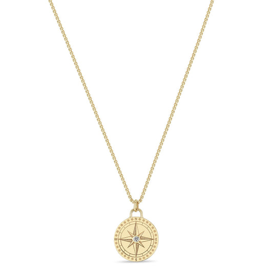 Sunbeam Medallion Lariat Necklace