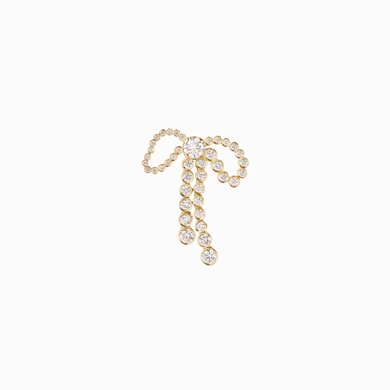 Rosette de Diamant Single Earring