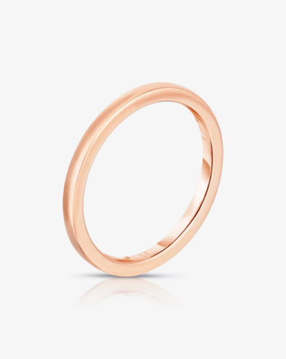 1.5mm 14K Rose Gold Wedding Band