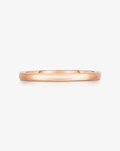 1.5mm 14K Rose Gold Wedding Band