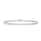 Every Other Round Diamond Tennis Bracelet in White Gold