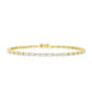Every Other Round Diamond Tennis Bracelet in Yellow Gold