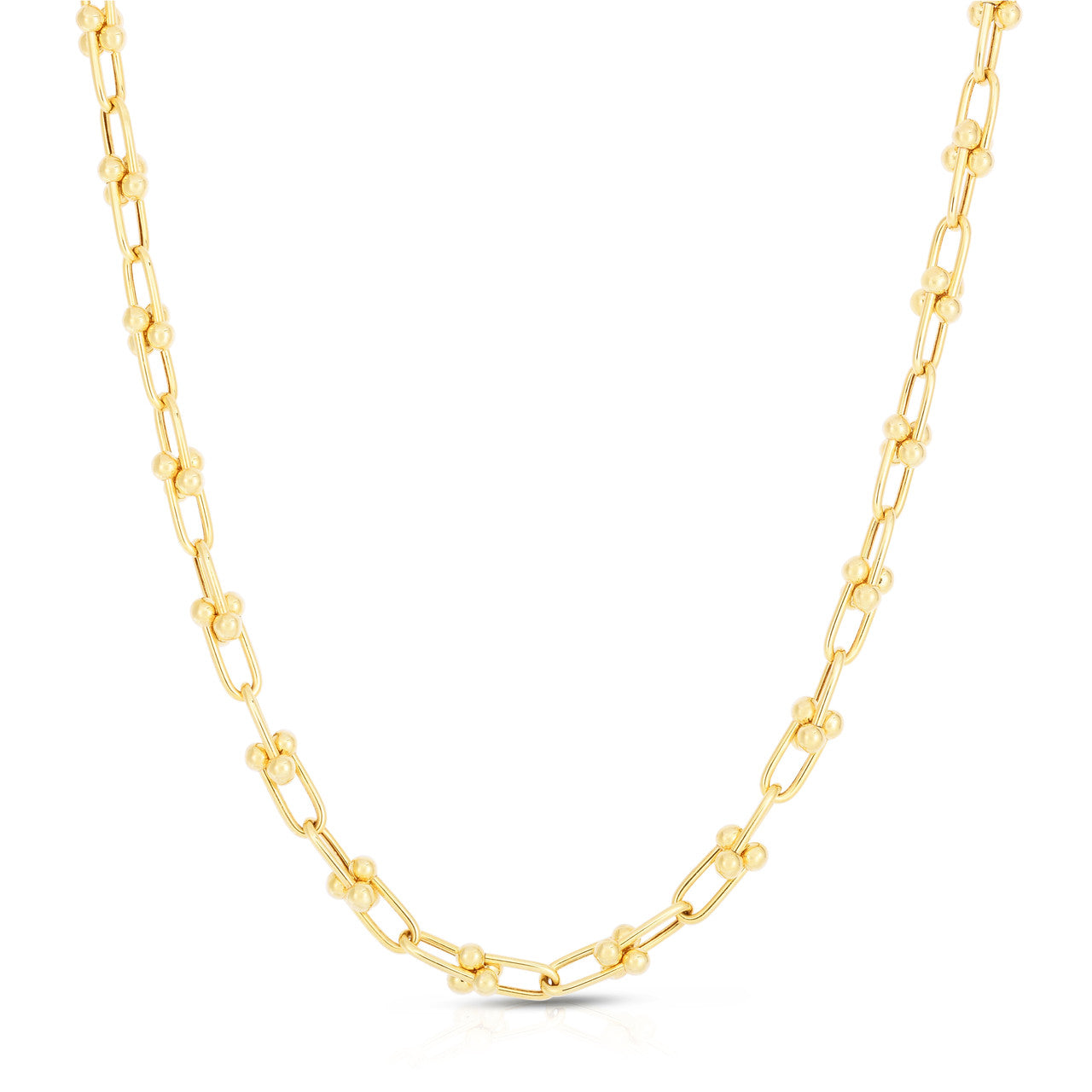Jax Chain Necklace in Yellow Gold