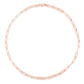 Long Link Paperclip Necklace in Rose Gold