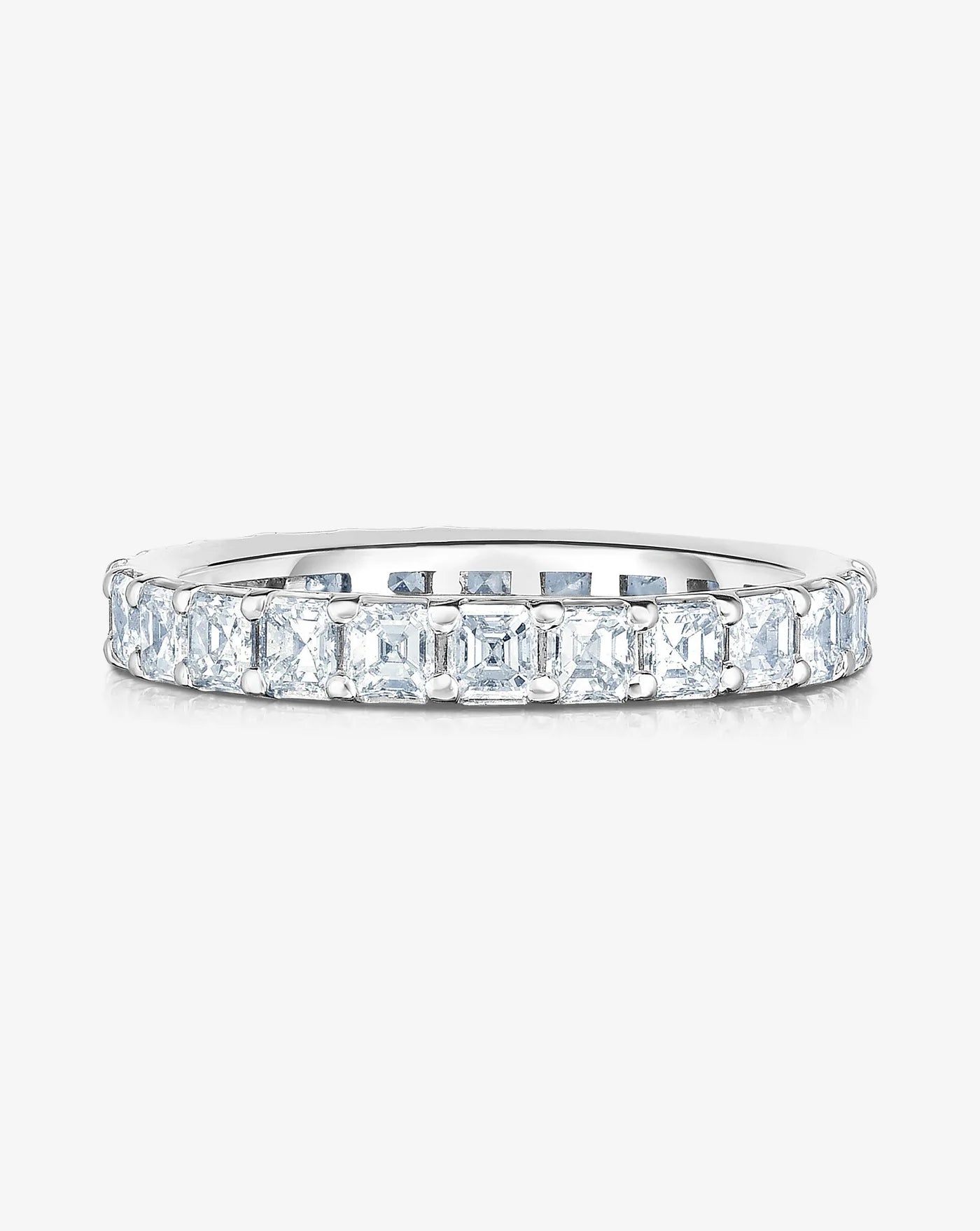 Asscher Cut Constellation Eternity Band With Canary Yellow Diamonds -  GOODSTONE