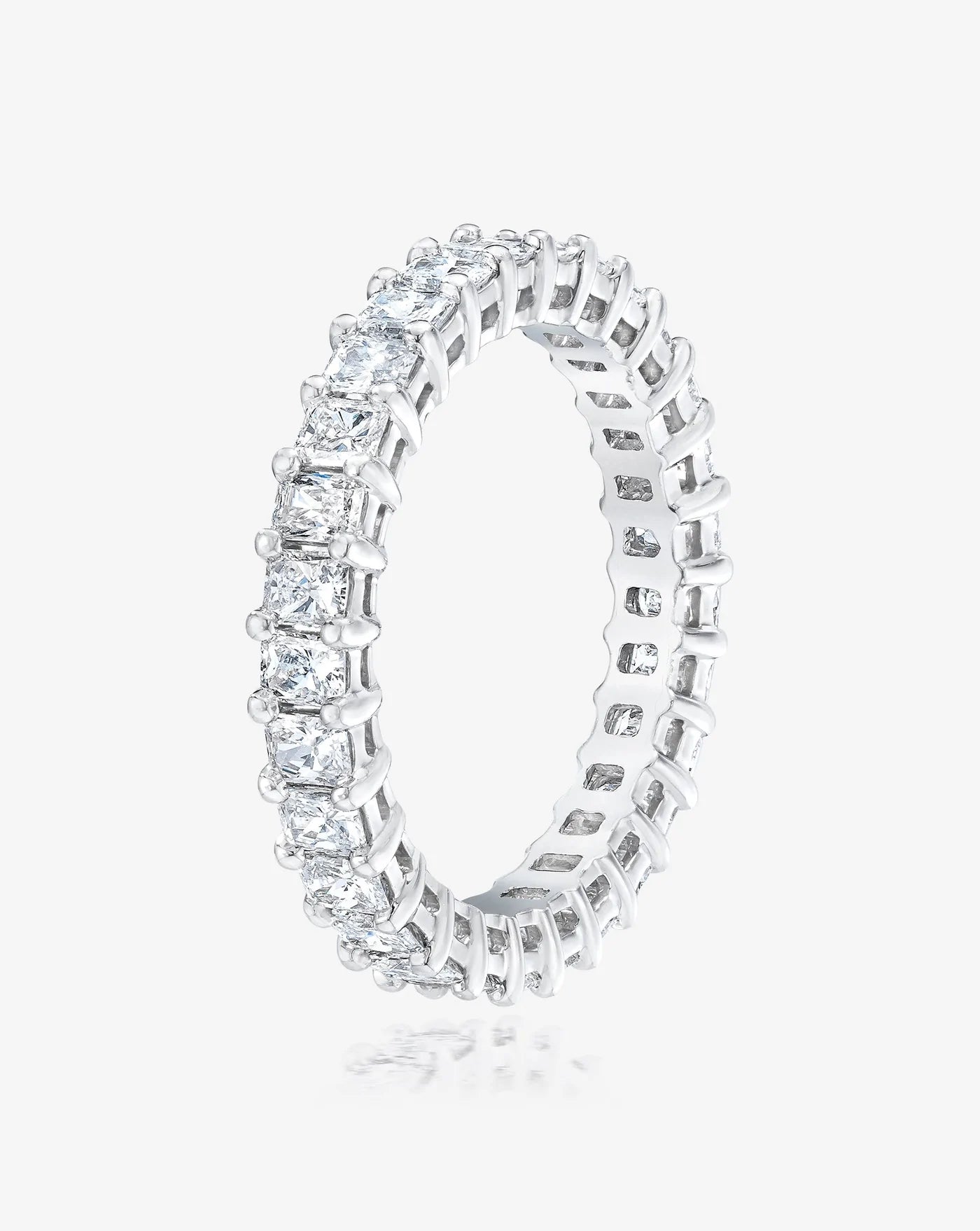 Mini Radiant Eternity Band in Platinum