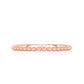 Single Row Beaded Ring in Rose Gold