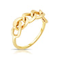 TriBeCa Curb Chain Ring in Yellow Gold