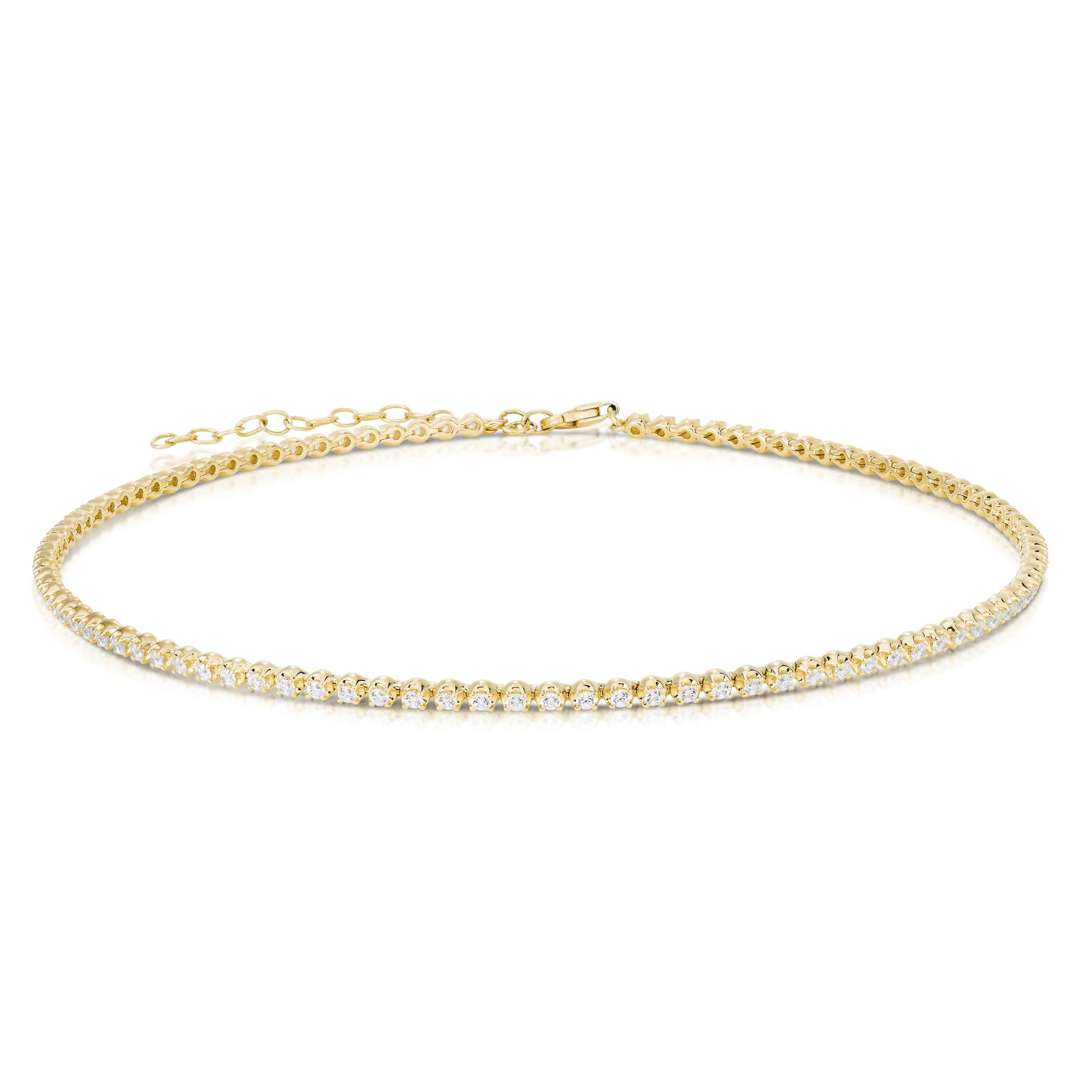 Buttercup Diamond Choker Necklace in 14K Yellow Gold